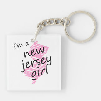 Ik ben een New Jersey Girl Sleutelhanger