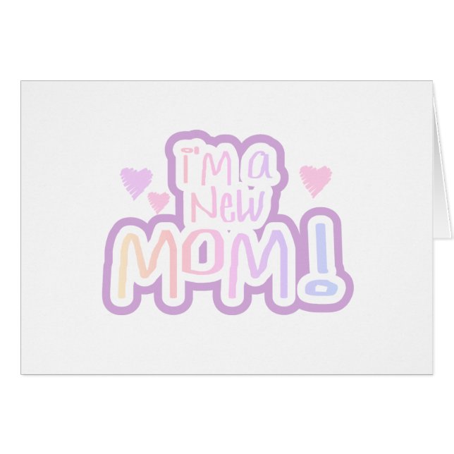 Ik ben een New Mam Tshirts en Gifts (Voorkant Horizontaal)