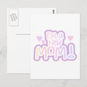 Ik ben een New Mam Tshirts en Gifts Briefkaart (Voorkant / Achterkant)
