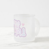 Ik ben een New Mam Tshirts en Gifts Matglas Koffiemok (Voorkant rechts)