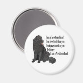 Ik ben een Newfoundland Magneet (Voorkant / Achterkant)