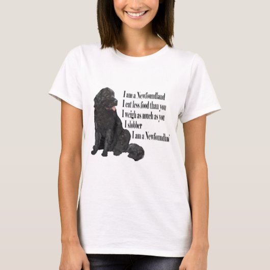 Ik ben een Newfoundland T-shirt (Voorkant)