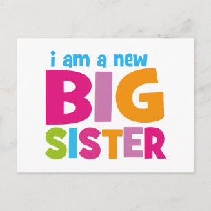 Ik ben een nieuwe Big Sister Briefkaart
