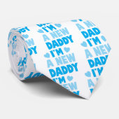 Ik ben een NIEUWE DADDY Stropdas (Opgerold)