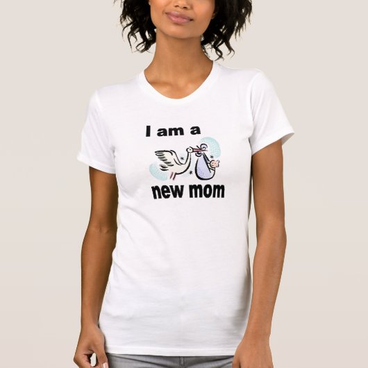 Ik ben een nieuwe moeder t-shirt (Voorkant)