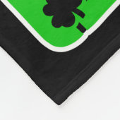 Ik ben een Ninja die ik niet nodig heb, Luck St. P Fleece Deken (Hoek)