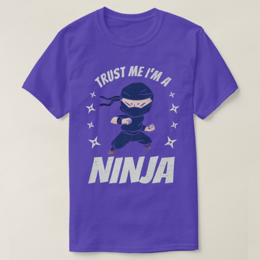 Ik ben een Ninja Japans Shinobi Samurai T-shirt (Design voorkant)