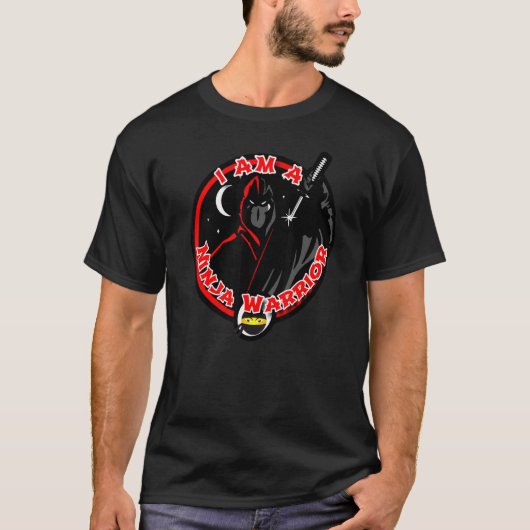 Ik ben een ninja krijger t-shirt (Voorkant)