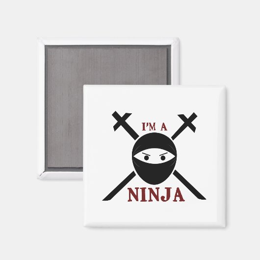 Ik ben een Ninja Magneet (Voorkant / Achterkant)