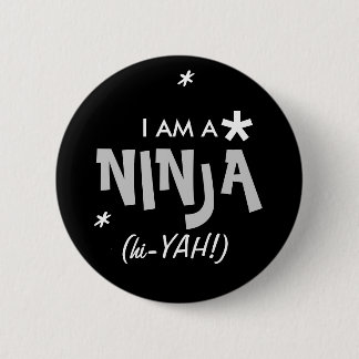 IK BEN EEN NINJA RONDE BUTTON 5,7 CM
