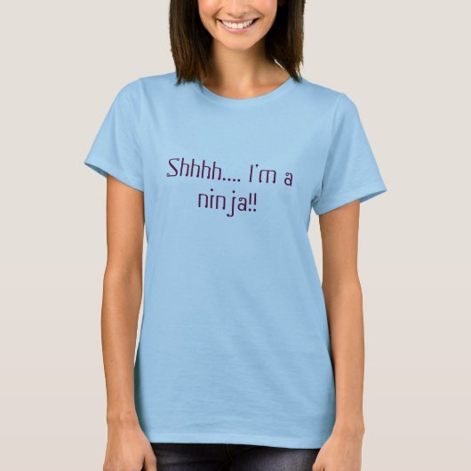 Ik ben een ninja! Shirt (Voorkant)
