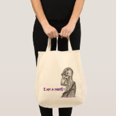 IK BEN EEN NOYD. Canvas tas (Voorkant (product))