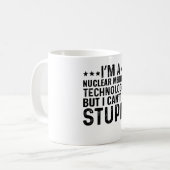 Ik ben een nucleaire geneeskunde-technicus maar ik koffiemok (Voorkant links)