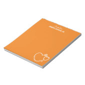 Ik ben een Nurse Stethoscoop persoonlijke naam leg Notitieblok (Linkerzijde)