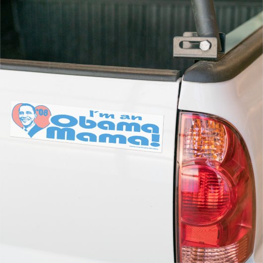 Ik ben een Obama mama Bumpersticker (Op Truck)