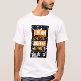 Ik ben een officieel koffieverslaafde T-shirt