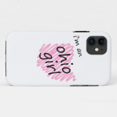 Ik ben een Ohio-meisje Case-Mate iPhone Case (Achterkant (horizontaal))