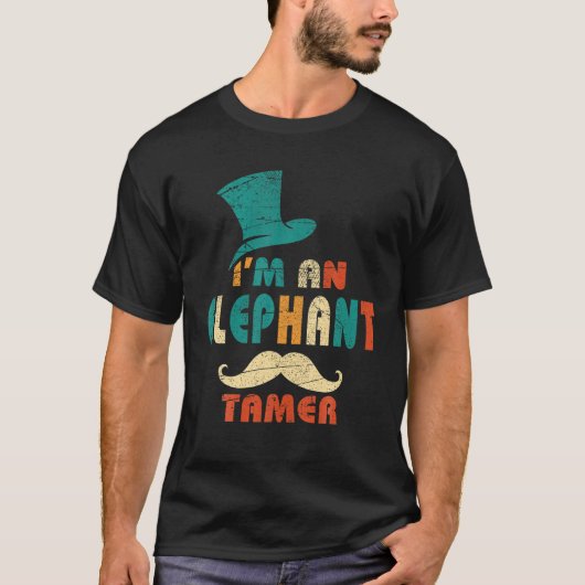 Ik ben een olifant Tamer Costume T-shirt (Voorkant)