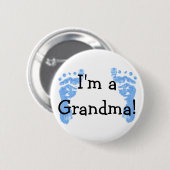 Ik ben een oma! ronde button 5,7 cm (Voorkant /achterkant)