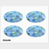 Ik ben een oma stickers zeehonden Blue Hydrangea f (Vel)