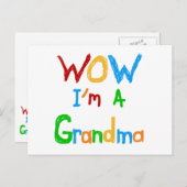 Ik ben een oma T-shirts en cadeaus Briefkaart (Voorkant / Achterkant)