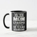 Ik ben een oma van mama en een veteraan niets mok<br><div class="desc">Ik ben een oma van mama en een veteraan.. niets maakt me gek. Perfect gift voor je vader,  moeder,  papa,  mannen,  vrouwen,  vriend en familieleden op de dag van de Thanksgiving,  kerstdag,  Moederdag,  vaderdag,  4 juli,  1776 Onafhankelijke dag,  Veteranendag,  Halloween Dag,  Patrick's Day</div>