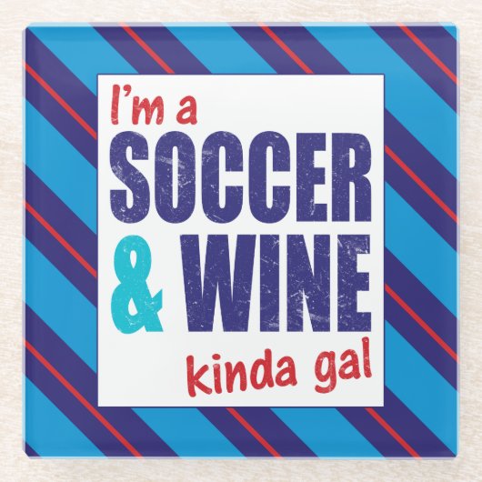 Ik ben een Onderzetter van het glas van de Soccer (Voorkant)