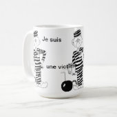 Ik ben een onschuldig slachtoffer - koffiemok (Voorkant links)