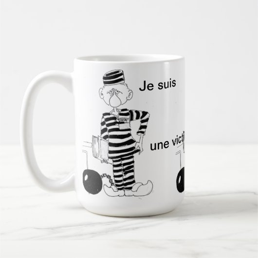 Ik ben een onschuldig slachtoffer - koffiemok (Links)