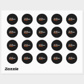 Ik ben een onstuitbare krijger van multiple sclero ronde sticker (Vel)