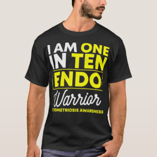 Ik ben één op de tien endo-aanhanger endometriose- t-shirt