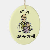 Ik ben een opa -opa en Baby Tshirts en geschenken Keramisch Ornament (Rechts)