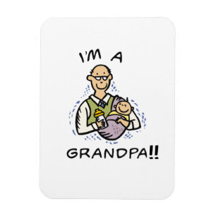 Ik ben een opa -opa en Baby Tshirts en geschenken Magneet