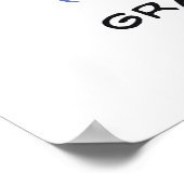 Ik ben een opa -opa en Baby Tshirts en geschenken Poster (Hoek)