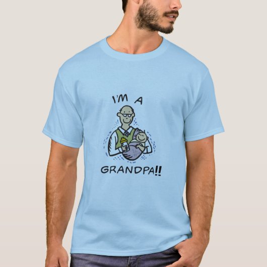 Ik ben een opa T shirten en geschenken T-shirt (Voorkant)