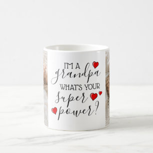 Ik ben een opa, wat is jouw superkracht? koffiemok