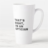 IK BEN EEN OPTICIAN LATTE MOK (Rechts)