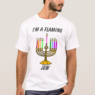  Ik ben een opvlamming, Jood T-shirt