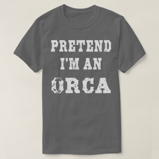 Ik ben een Orca Funny Halloween Costume T-shirt (Design voorkant)