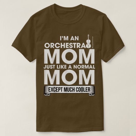 Ik ben een Orchestra mama Funny Gift T-shirt (Design voorkant)