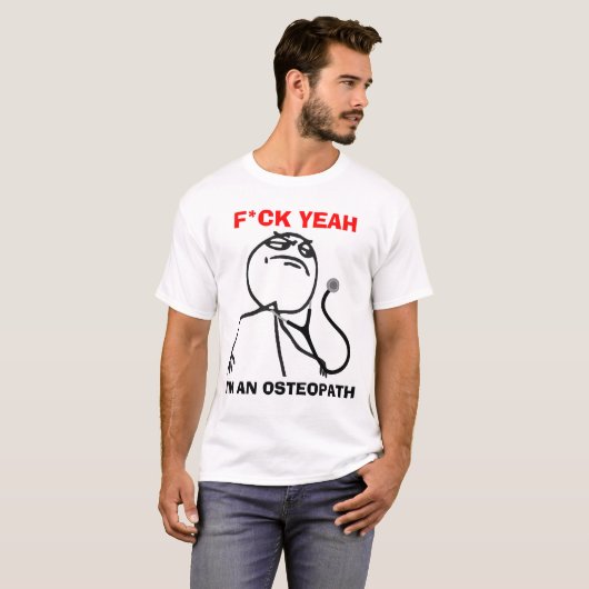 Ik ben een Osteopath T-shirt (Voorkant volledig)