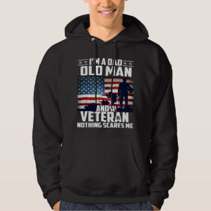 Ik ben een oud Man van papa en een veteraan.. Hoodie
