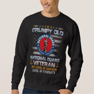 Ik ben een oude militaire veteraan van de national trui
