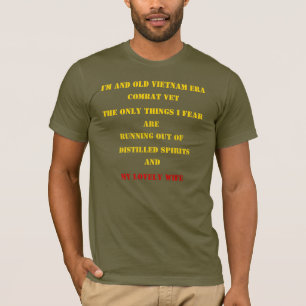 IK BEN EEN OUDE VIETNAM ERA COMBAT VET T-SHIRT