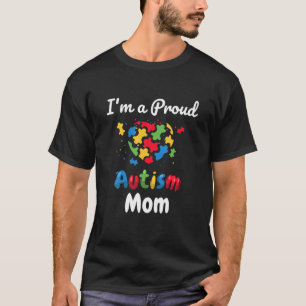 Ik ben een ouderwets autisme moeder moeder mammie t-shirt