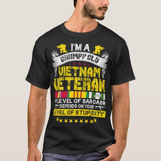 Ik ben een ouderwetse Viëtteran. T-shirt (Voorkant)