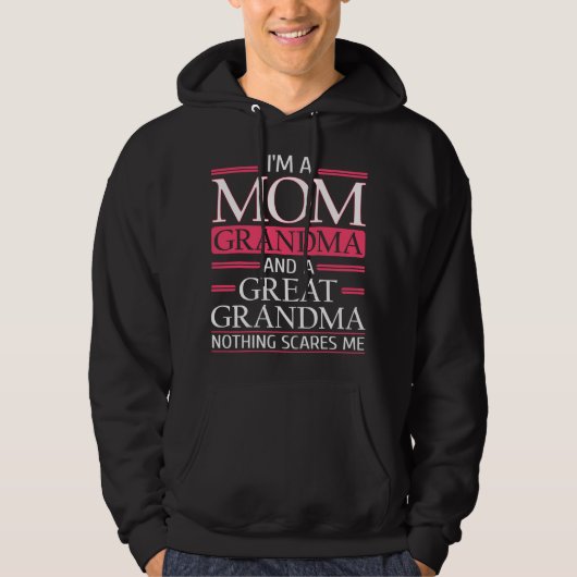 Ik ben een overgrootmoeder - Grappig overgrootmoed Hoodie (Voorkant)