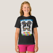 Ik ben een overlevende autisme-bewustmakingsberich t-shirt (Voorkant volledig)