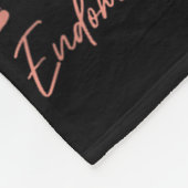 Ik ben een overlevende. Bewustzijn van endometrium Fleece Deken (Hoek)