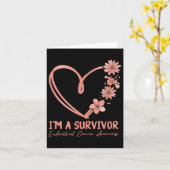 Ik ben een overlevende. Bewustzijn van endometrium Kaart (Gele Bloem)